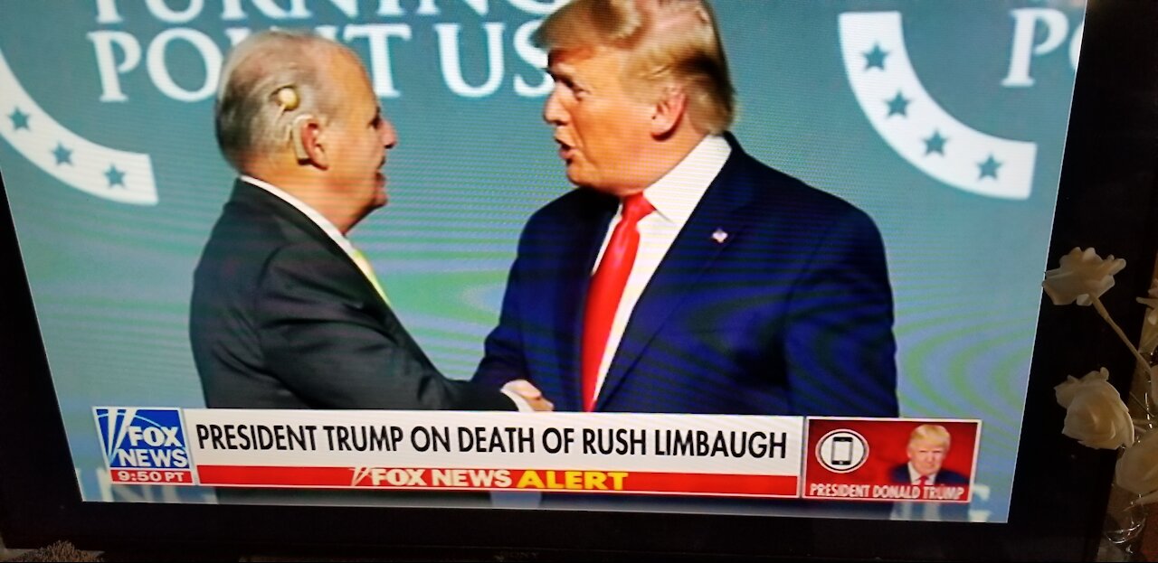 RUSH LIMBAUGH gets Medal of freedom