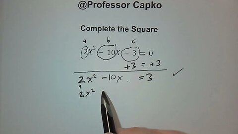 More How to Complete the Square in Algebra