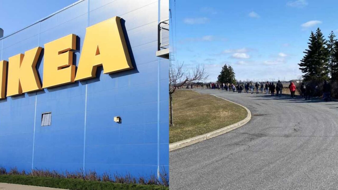 Video Shows A Massive Line At IKEA Boucherville On Friday & It Doesn't Seem Like A One-Off