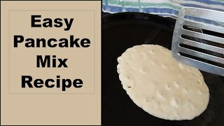 Easy Homemade Pancake Mix Recipe for Your Prepper Pantry