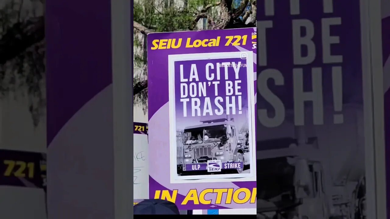 Sanitation on Strike? #sanitation #garbage #garbagetruck #cityworkers #cityofla #strike #seiu #union