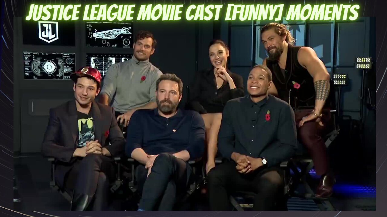 Justice League Movie Cast [FUNNY] Moments