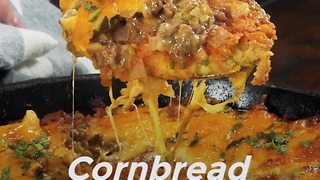 Cornbread Enchilada Skillet