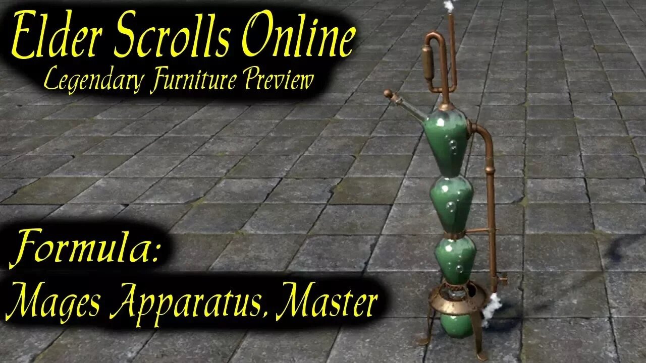 ESO Formula: Mages Apparatus, Master [legendary Furniture Preview]