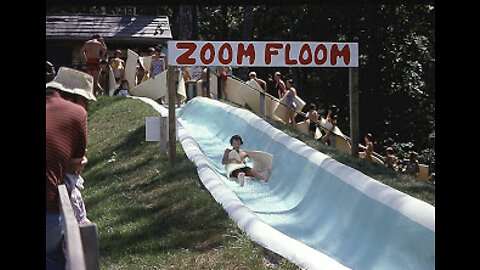 Zoom Floom defunct water slide in Bloomington Indiana