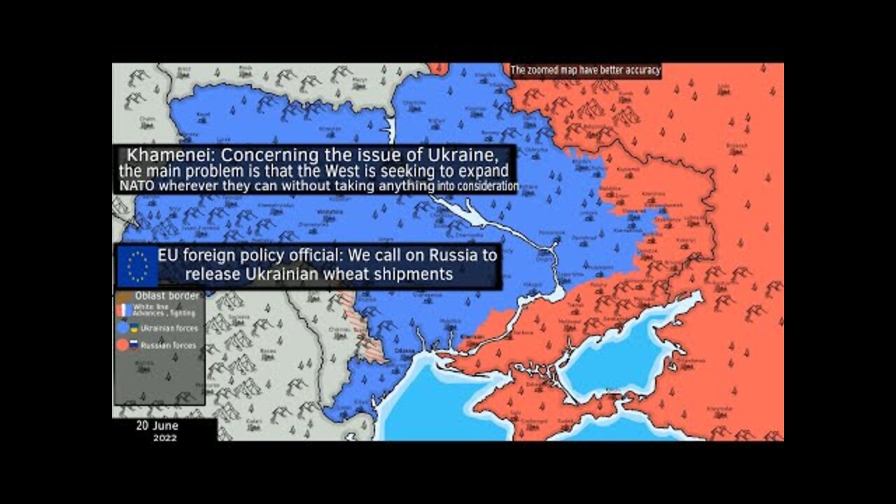 Russian invasion of Ukraine [20 Jun 2022] 'Today'