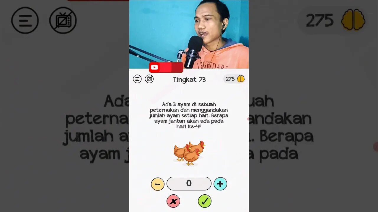 Teka-teki ayam | Braindom level 73