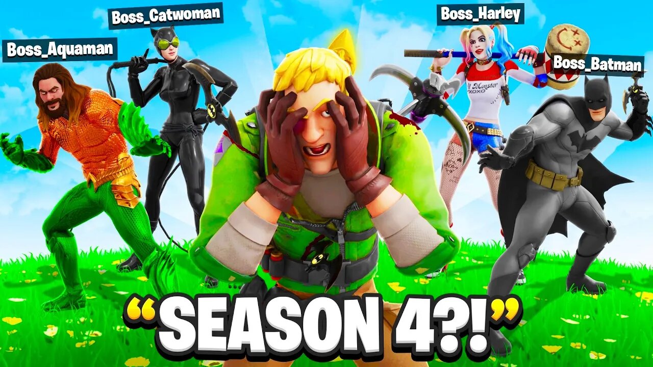 I Pretended To Be Season 4 BOSSES in Fortnite