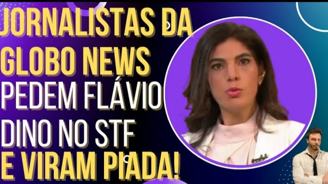 Andreia Sadi from Globo Trash asks Flávio Dino at the STF and becomes a laughing stock! By HiLuiz