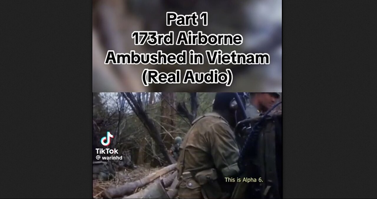 173rd Airborne Division Ambushed In Vietnam (Real Audio)