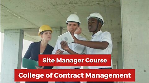 Site Manager Course Through Online