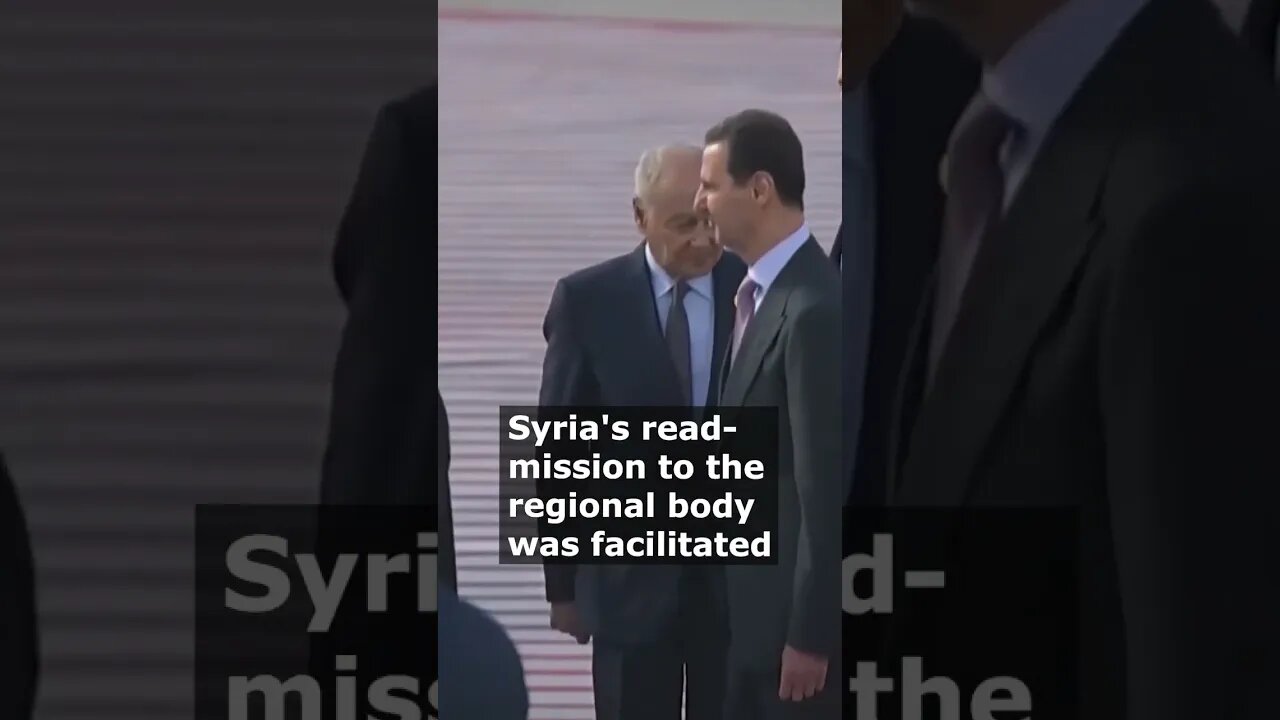 Syria's President Assad Returns to Arab League Summit After 12-Year Suspension #reels #shorts