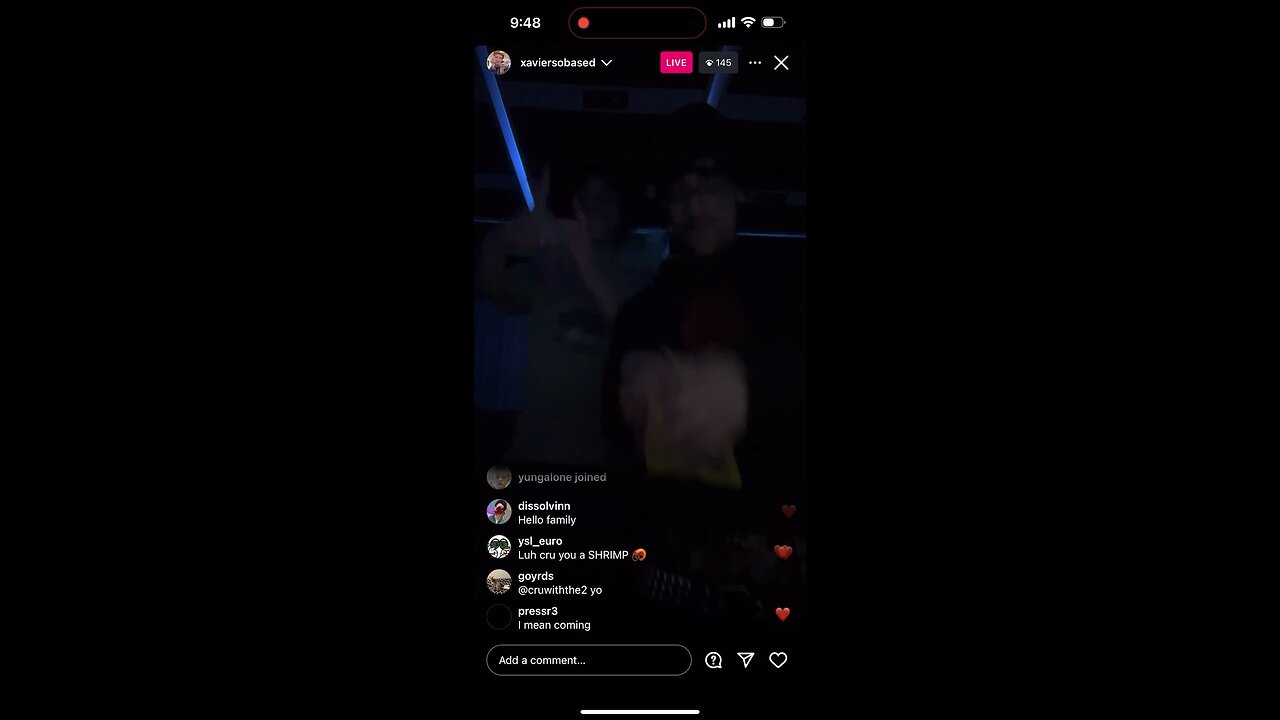XaviersoBased Instagram Live