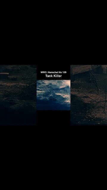 WW2, German Plane (Tank Killer): Henschel Hs 129 | 4k, 60fps, Colorized, Sound Design, AI Enhanced