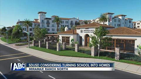 SD Unified considering project to turn school into homes