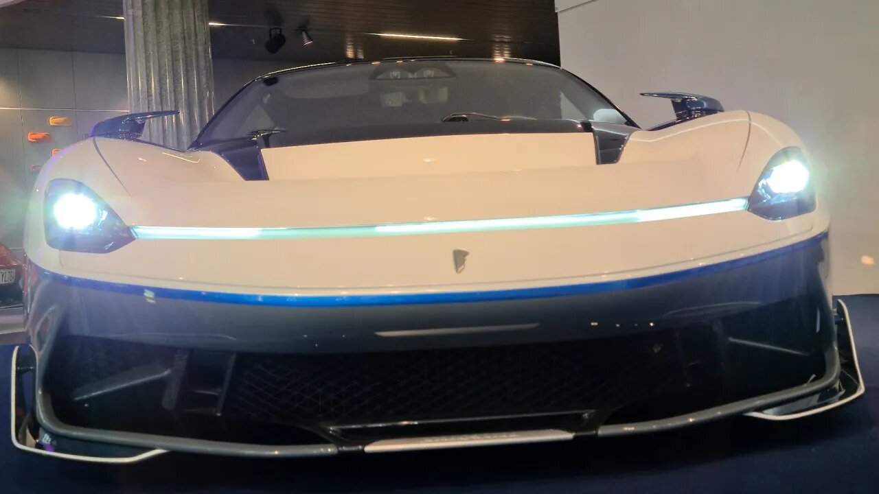 [4k] 1900 HP BRUTAL Pininfarina Battista Anniversario electric Hypercar 33 minutes in SUPERDETAIL!