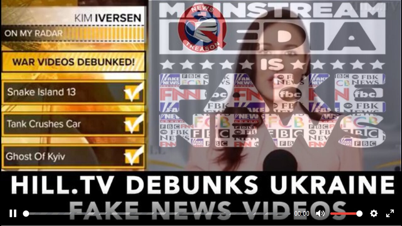 Hill.Tv Calls Out The Fake Ukraine Propaganda From the Mainstream Media