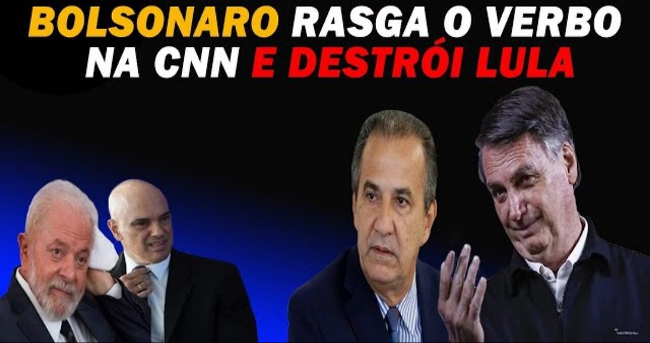 BOLSONARO RASGA O VERBO NA CNN E DESTRÓI O DESCONDENADO