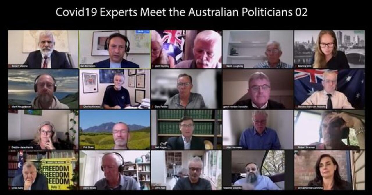 Geert Vanden Bossche, Robert Malone & Vladimir Zelenko meet the Australian Politicians