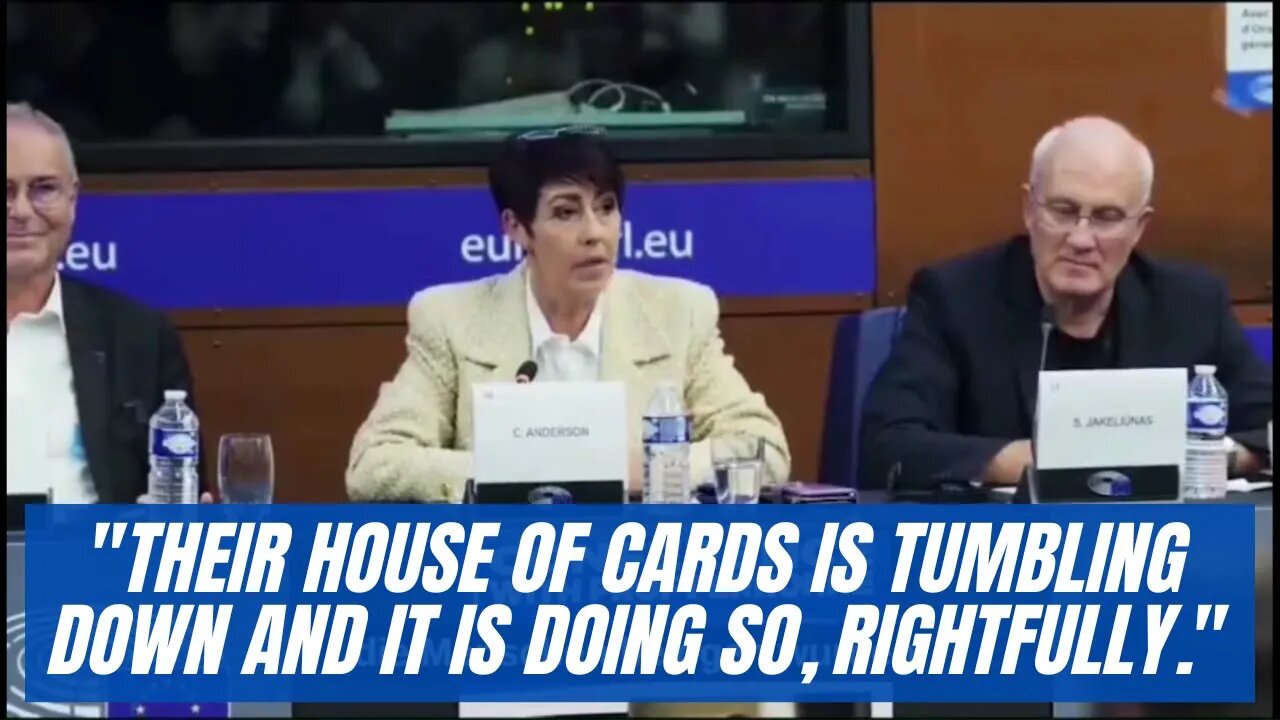 "The people have been lied to. It was a gigantic lie." - Christine Anderson MEP