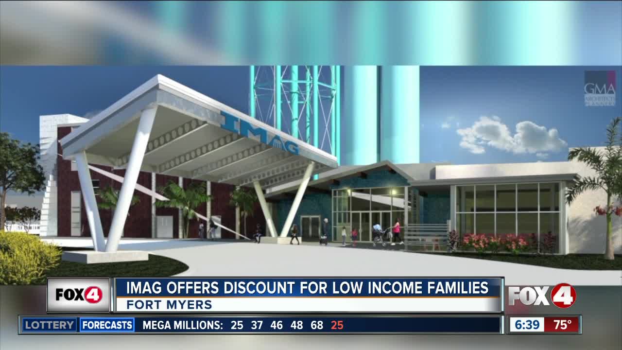 IMAG offers discount for low income families