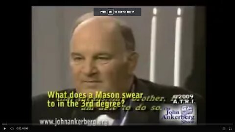 The Third Degree Masonic Ritual, The John Ankerberg Show (1986)