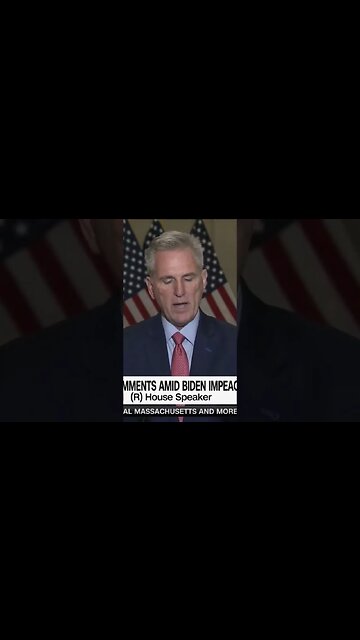 "even a trusted FBI informant has alleged a bribe to the Biden family." McCarthy