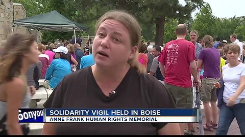 Boise holds vigil and solidarity rally for Charlottesville