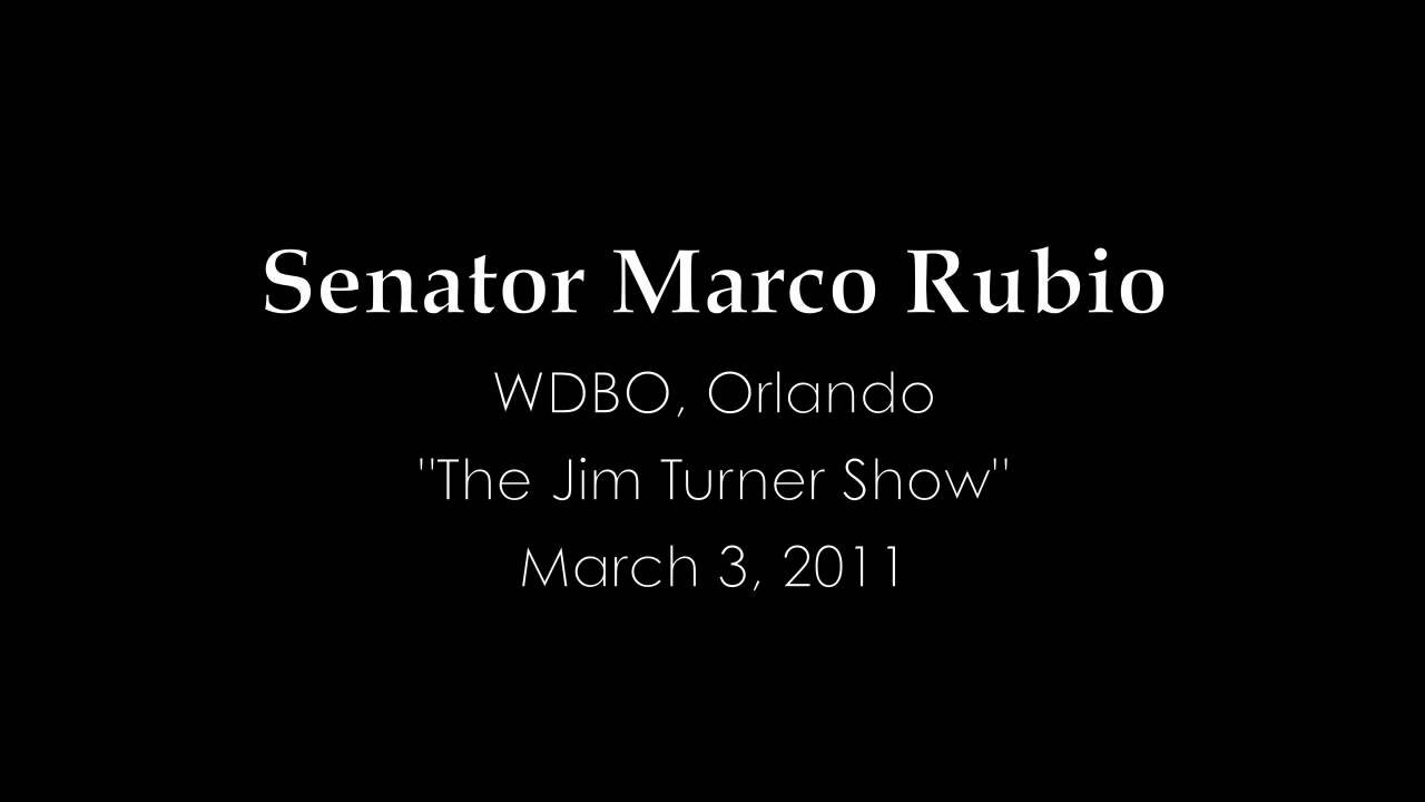 Senator Rubio: EPA's Numeric Nutrients "Go Way Too Far" With Regulations