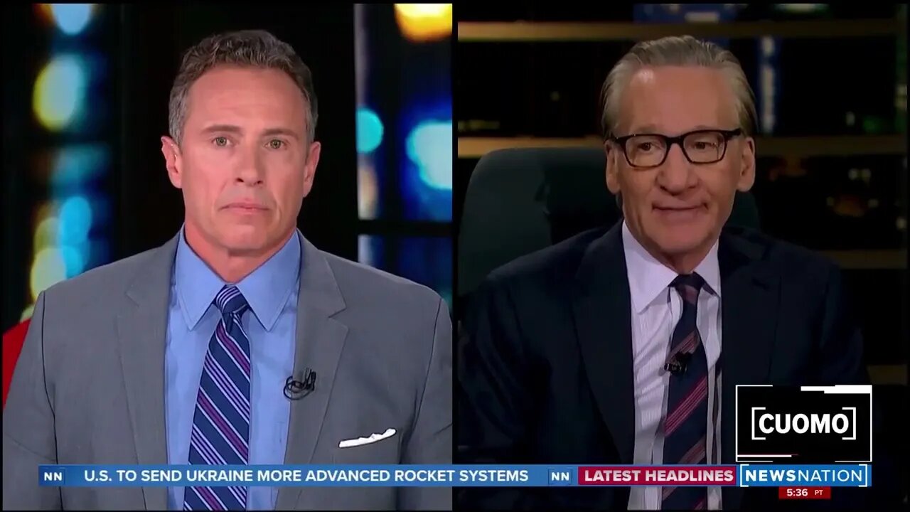 Chris Cuomo and Bill Maher discuss who has issues with America - 10/4/22