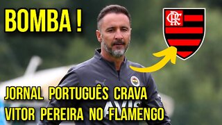 BOMBA! VITOR PEREIRA NO FLAMENGO? RENOVAÇÃO COM DORIVAL JR TRAVA E FLAMENGO BUSCA POSSIBILIDADES