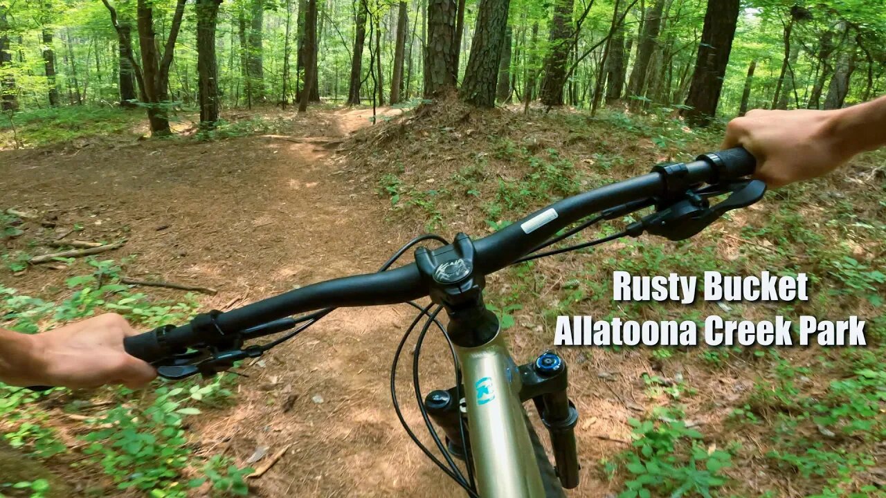 Fun & Curvy Mountain Biking Trail in Acworth, GA