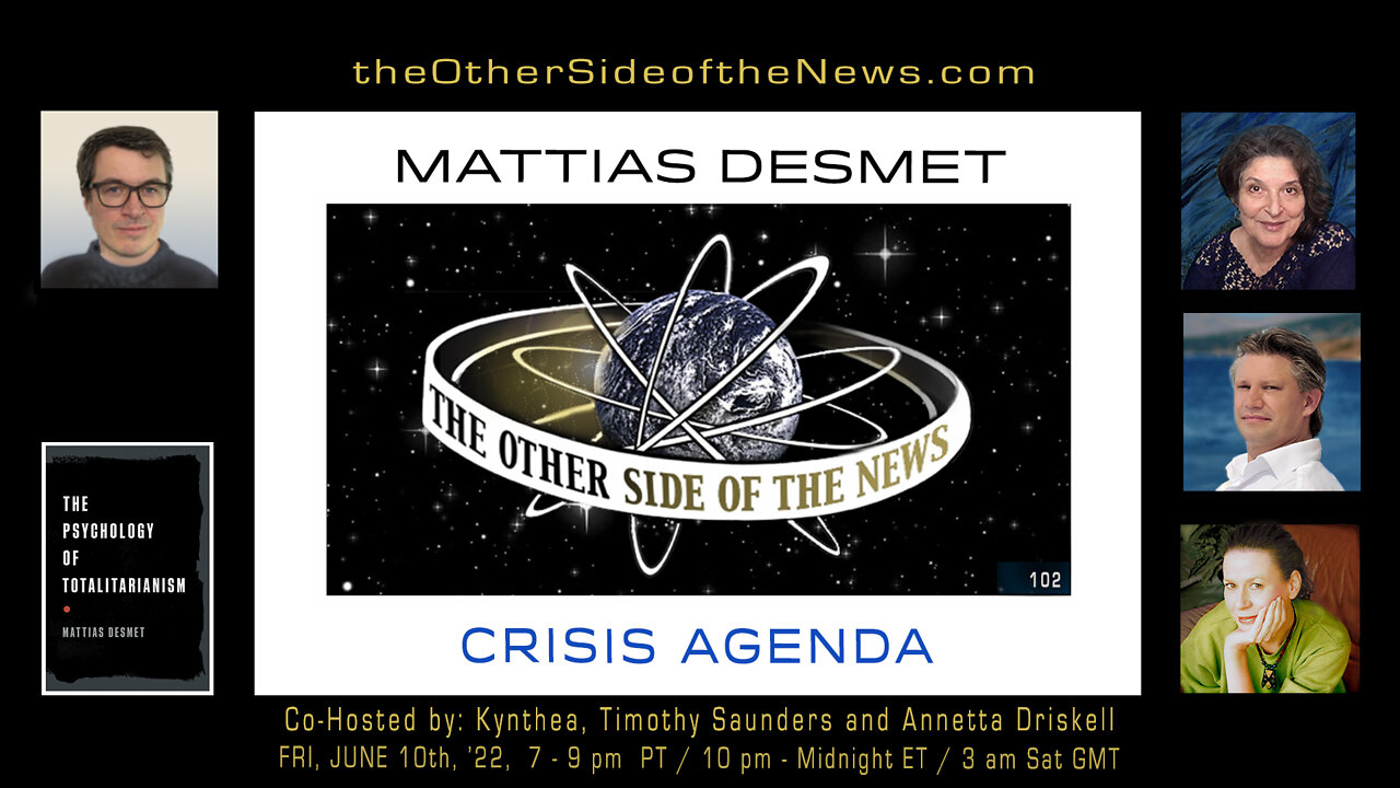 MATTIAS DESMET – CRISIS AGENDA – TOSN 102 - 06.10.2022