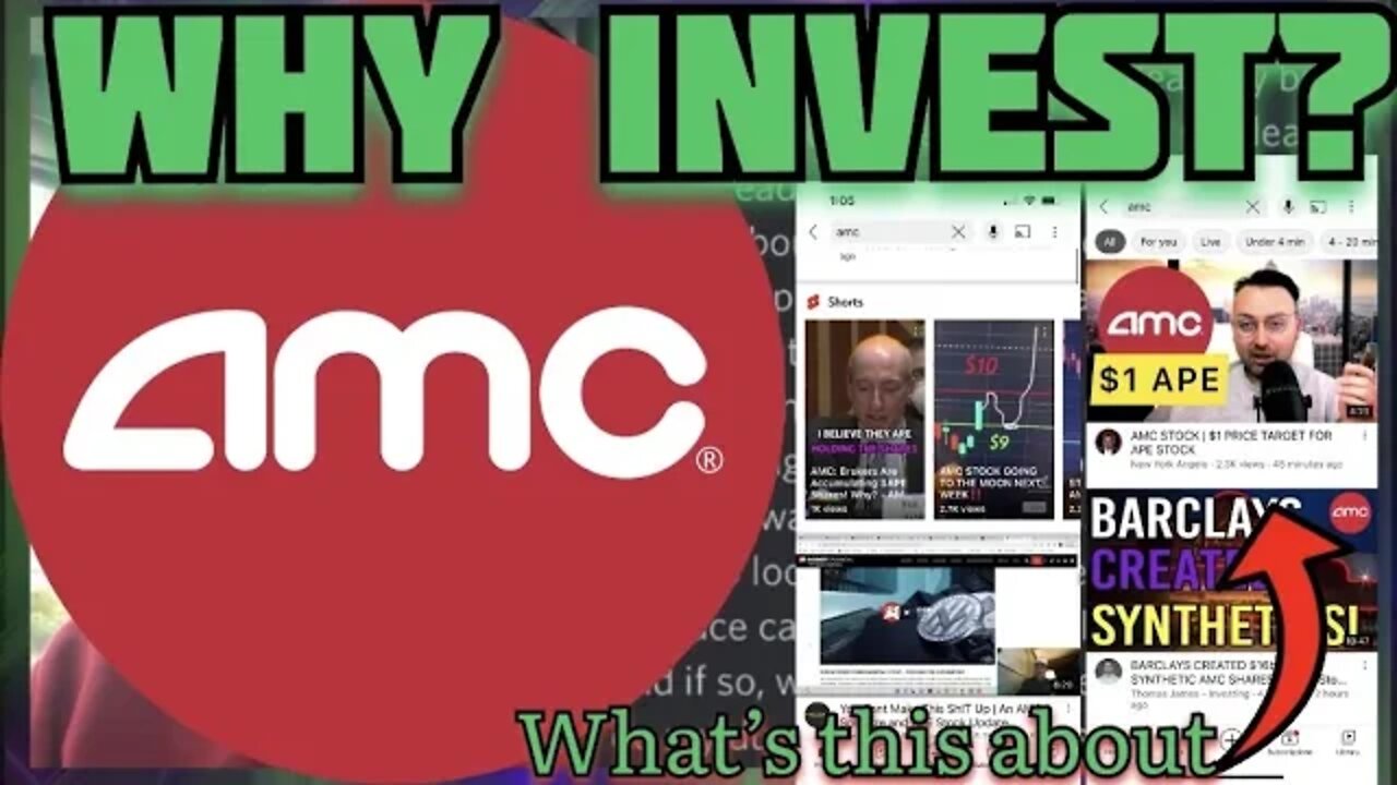 AMC STOCK - THE GOLDEN INVESTMENT | REASON FOR HYPE