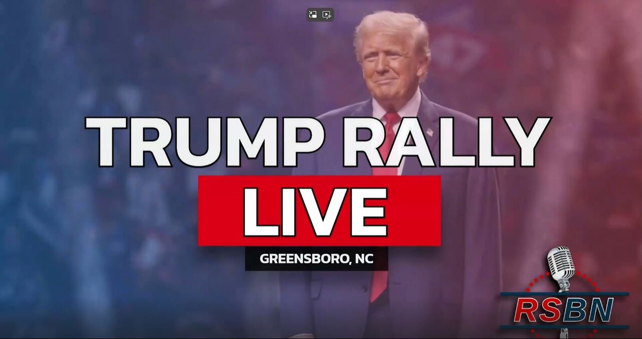 Trump Rally in Greensboro, North Carolina - WATCH PARTY! 11.2.24