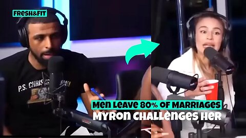 💥She Said “Men Leave 80% of Marriages” Myron Challenges HER 🤯@FreshFitMiami #freshandfit