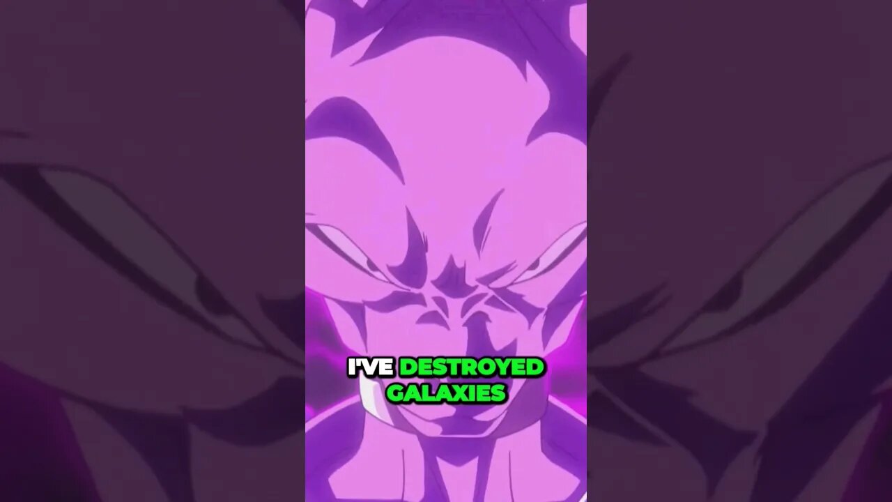 Unleashing Cosmic Destruction: Beware the Galaxy Destroyer #dragonballz #dragonball #dbz