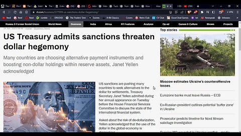 US Treasury admits sanctions threaten dollar hegemony