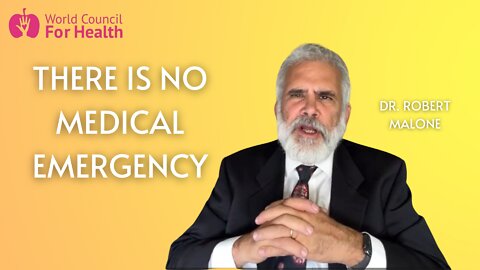 "There Is No Medical Emergency" - These Experimental Shots Go Away When the People Demand It