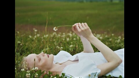 Lady in Meadow