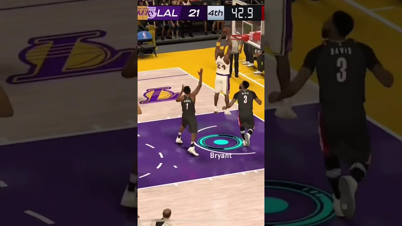 Kobe with the slam!!! #nba2kmobile