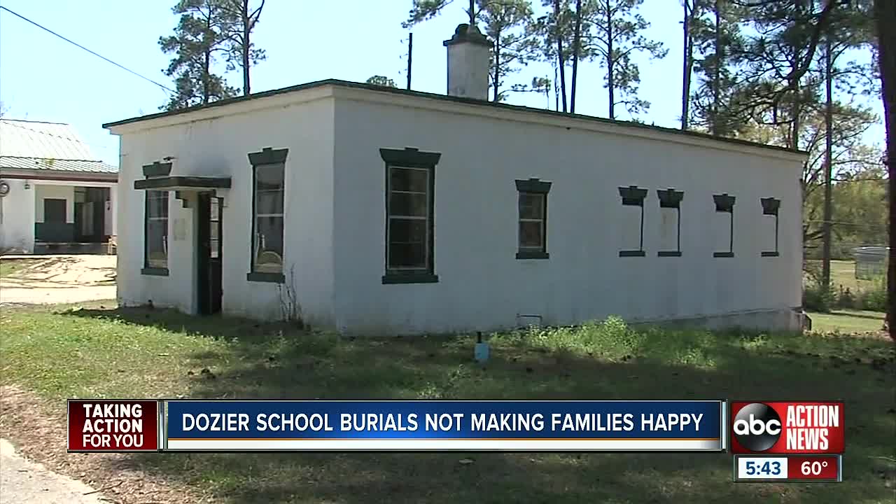 Family member of Dozier School victim upset remains will be reburied on school property