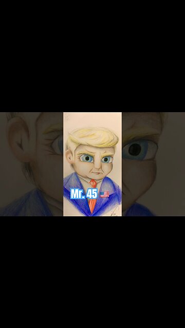 Donald Trump Chibi #chibi #donaldtrump #shortsart
