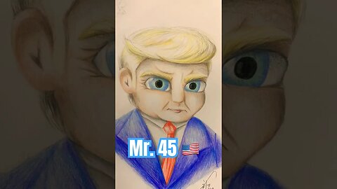 Donald Trump Chibi #chibi #donaldtrump #shortsart