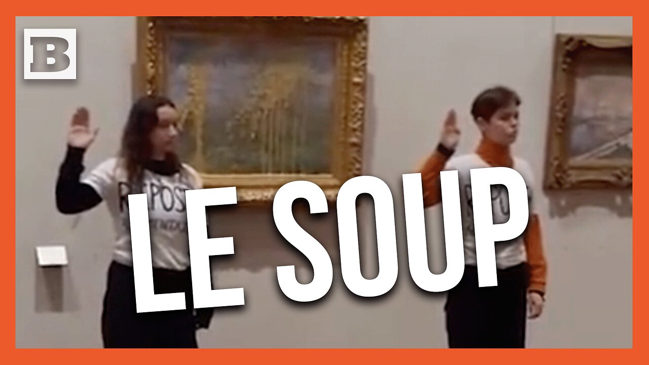 Monet's "Le Printemps" Painting Splashed with Soup in Lyon Museum Protest