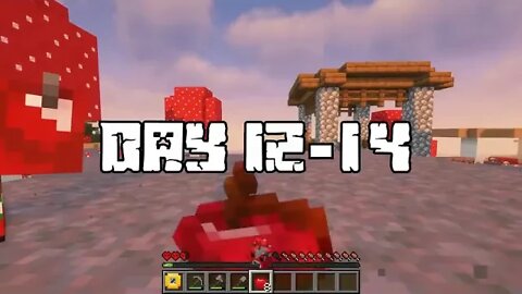 I % Survived 100 DAYS as a MOOSHROOM in HARDCORE Minecraft!