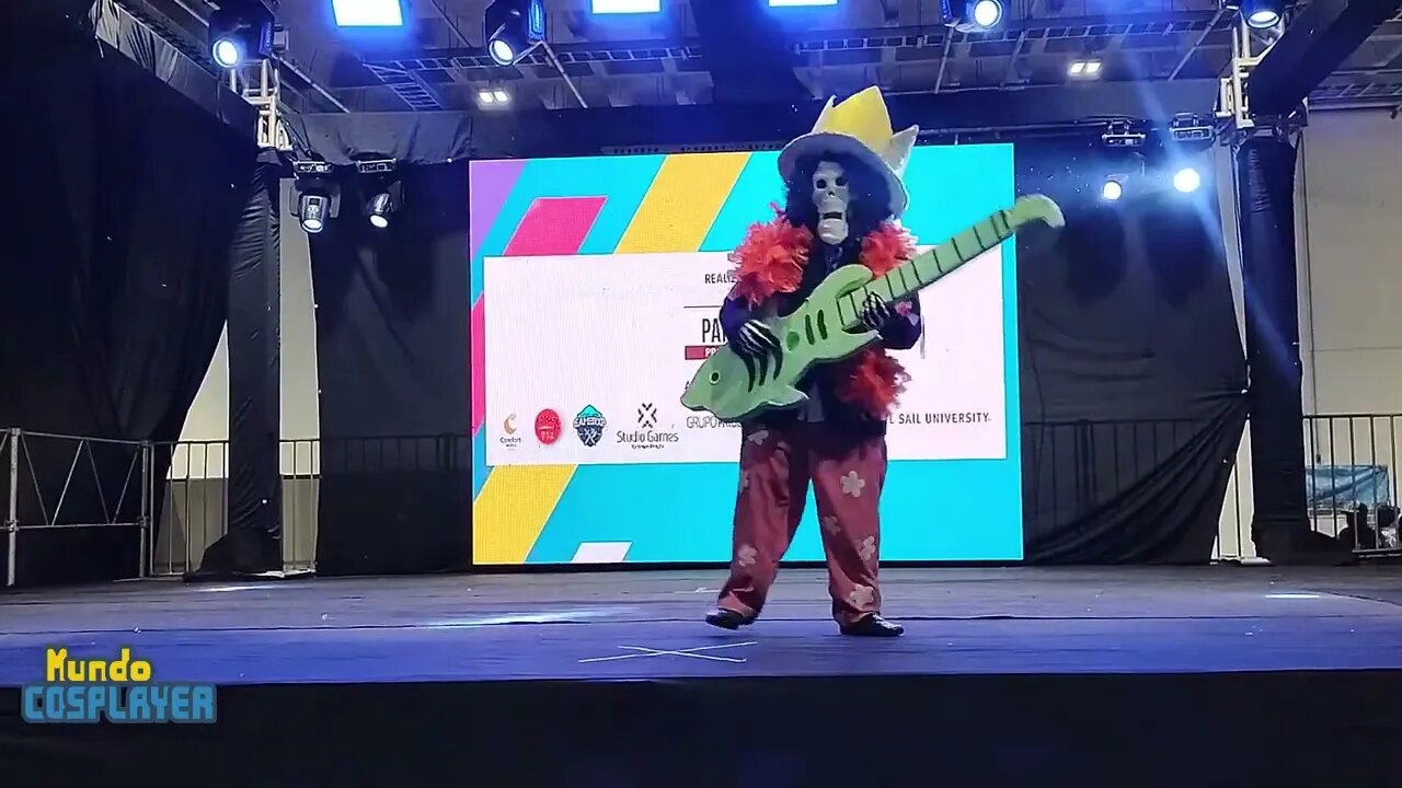 Apresentação Cosplay de Brook do anime One Piece no Anime Santos Geek Fest 2023!