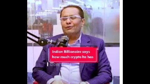 Indian Billionaire tells you how much crypto he has. #shorts