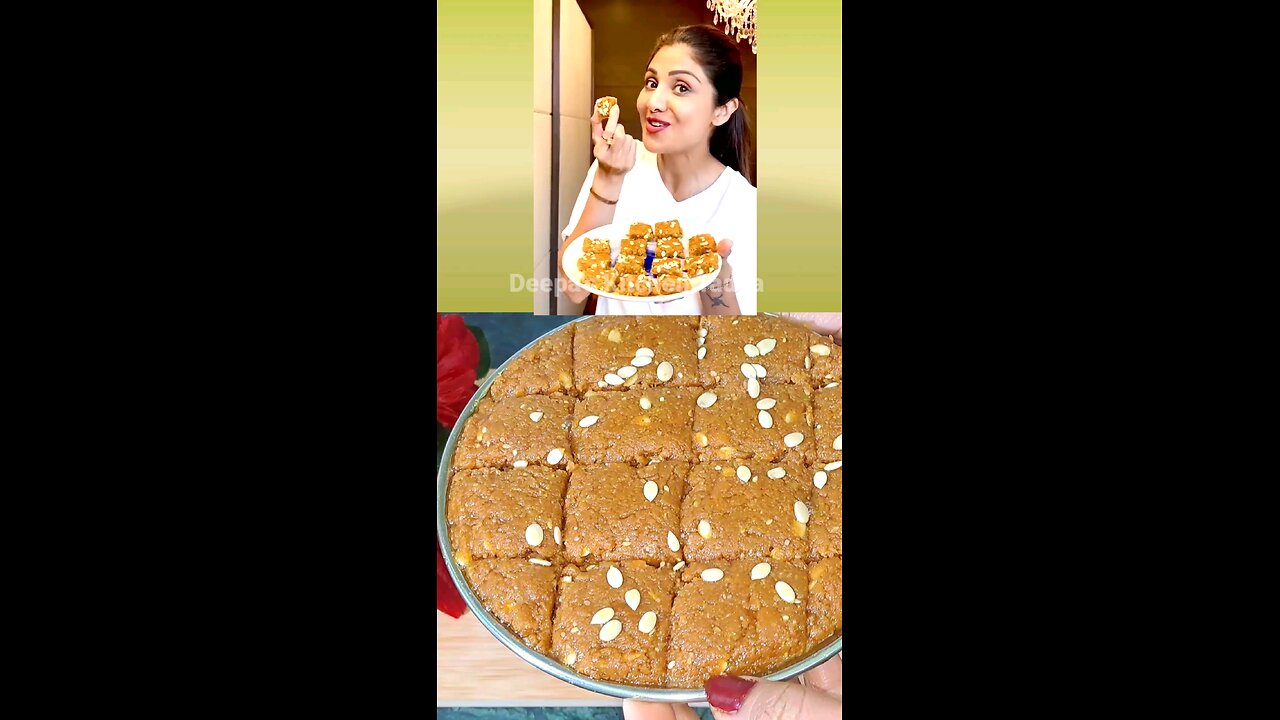 Shilpa Shetty's Besan Coconut Barfi Recipe