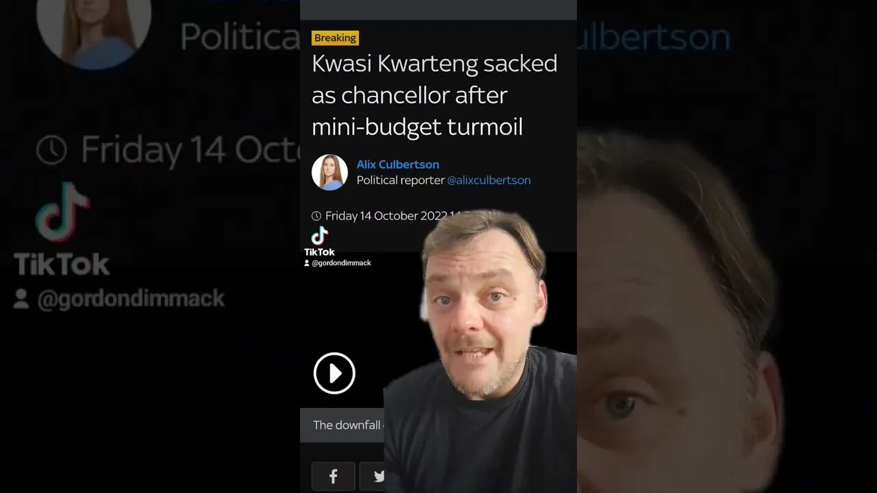 "I'm not going anywhere" says Chancellor sacked hours later